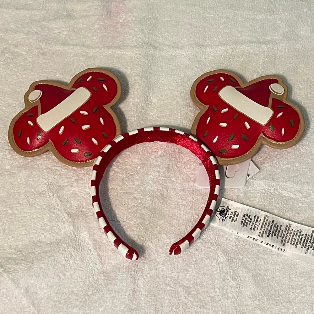 Disney Christmas Ears! Gingerbread cookie Mickey Minnie Mouse disney ears santa